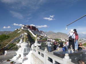 Selfie Sticks Near Potala Palace